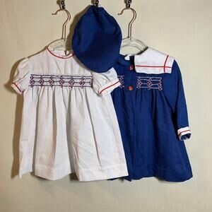 Polly Flinders Hand-Smocked 3-Piece Set
